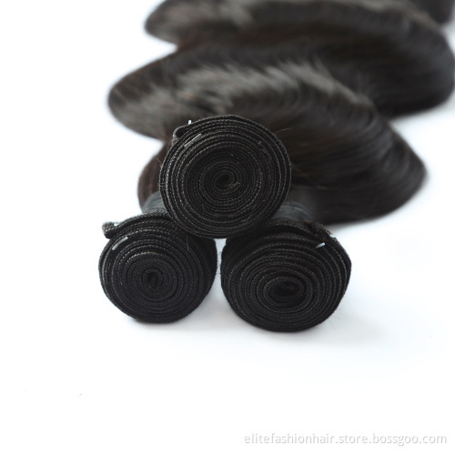 Brazilian Virgin Hair Body Wave Black Remy Human Hair Extensions Unprocessed Body Wave Hair Bundles